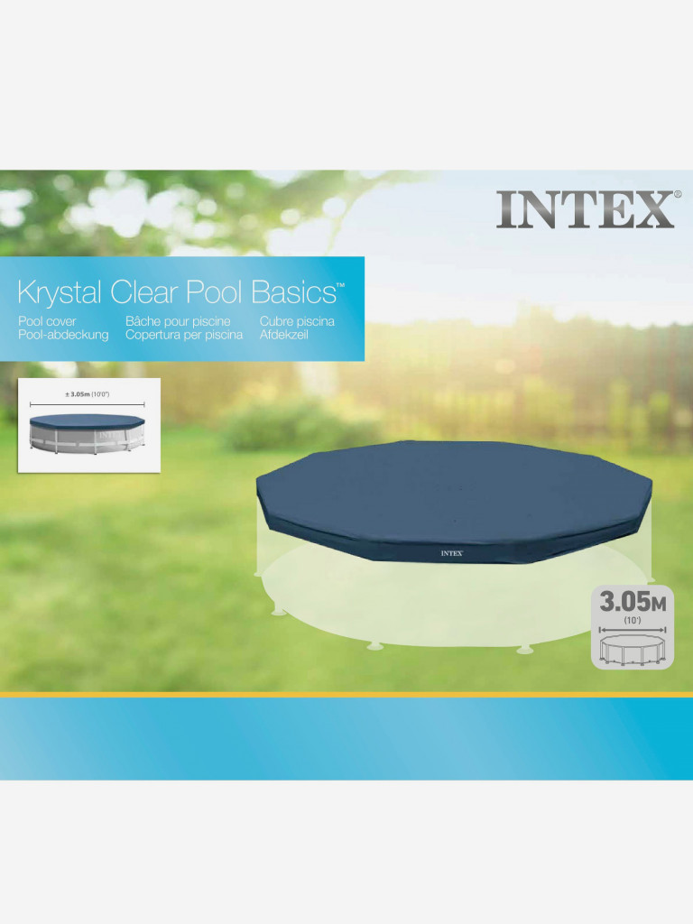 Тент Intex 28030 на бассейн Metal Frame диаметром 305см