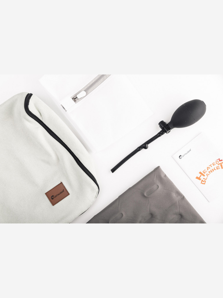 Покрывало Flextail Electric Heated Blanket Grey