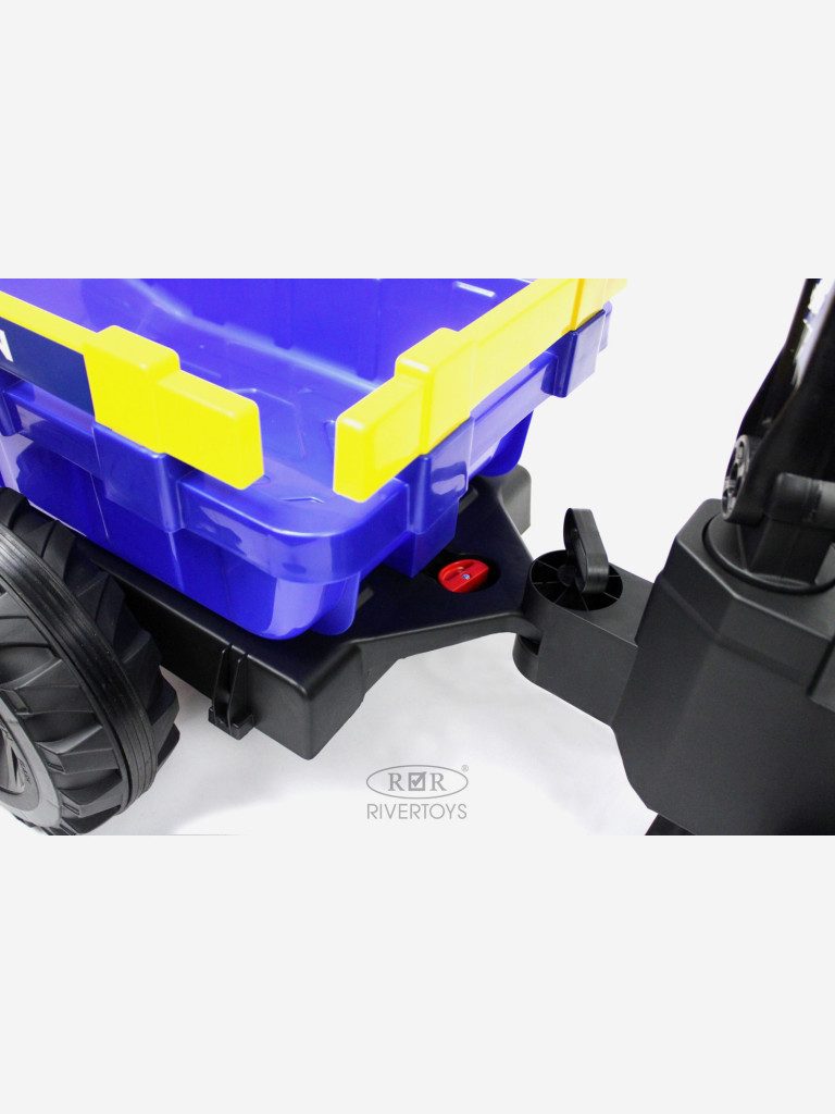 Детский электромобиль RIVERTOYS экскаватор-погрузчик A777MP