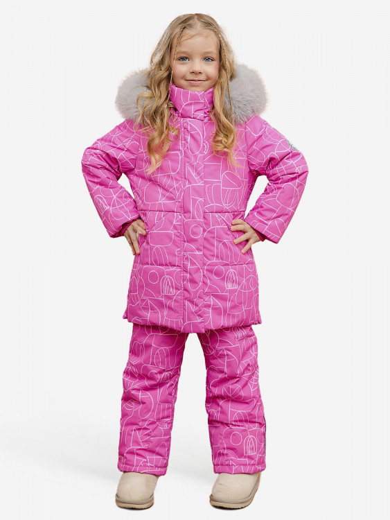 Комплект для девочки batik Лалика розовый монохром