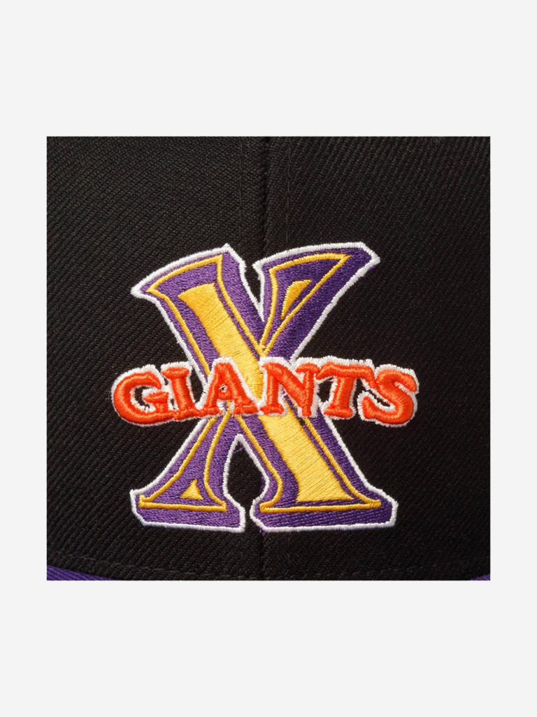 Бейсболка с прямым козырьком AMERICAN NEEDLE 400A1V-CXG Cuban X-Giants 400 Series MILB (черный)