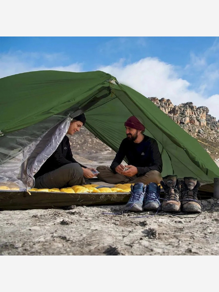 Палатка двуместная Naturehike Mongar NH17T007-M, 210T сверхлегкая трехсезонная