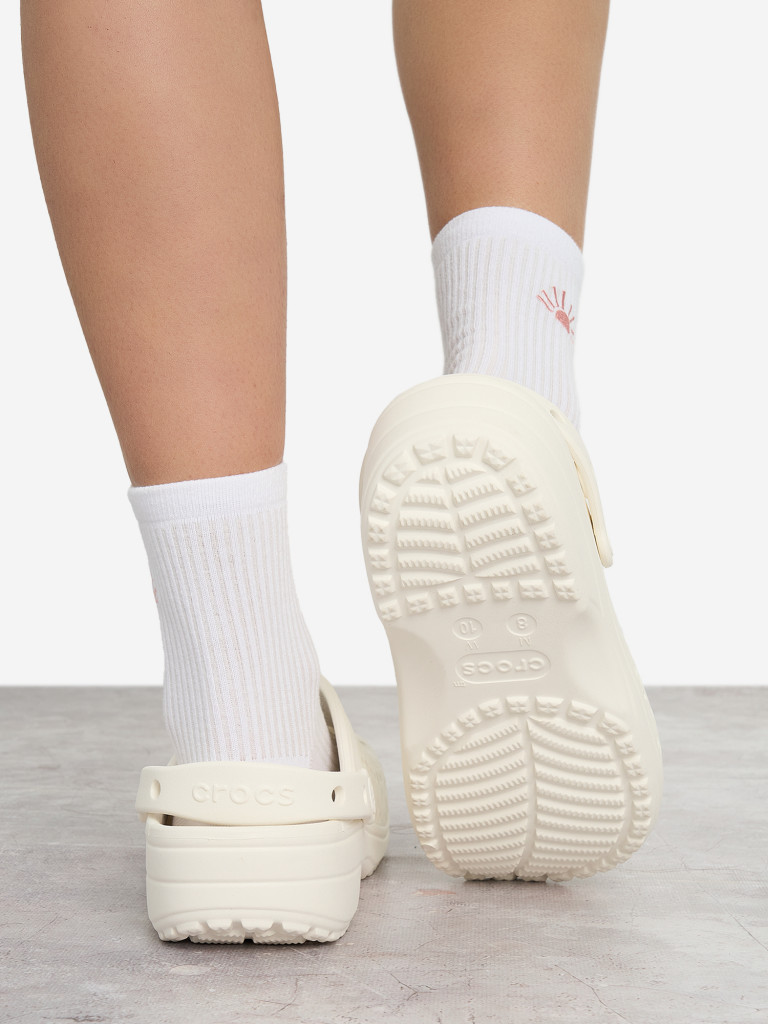 Сабо женские Crocs Classic Floral Cut Out
