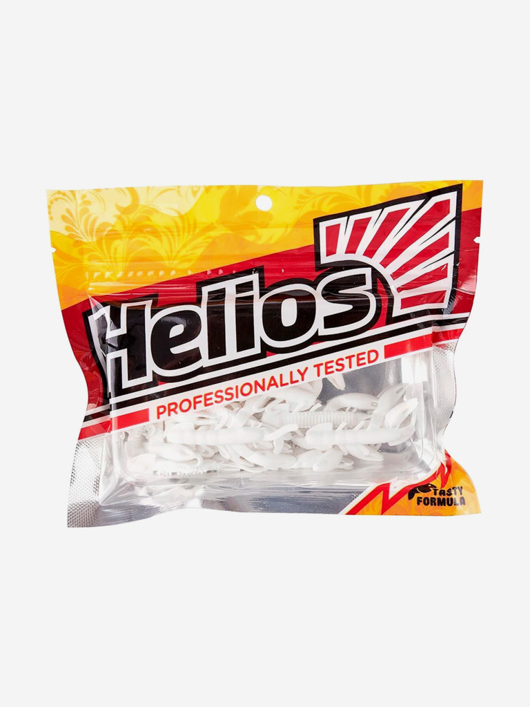 Мягкая приманка рак Helios Omar, 2,05" / 5,2 см, White, 15 штук (HS-24-001)