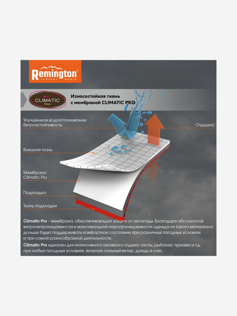 Костюм Remington Hay Wave graphite