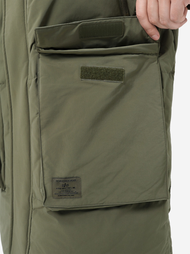 Пуховик длинный зимний мужской Long Puffer Parka Alpha Industries