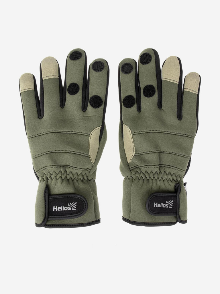Перчатки для рыбалки и охоты Helios FISHER неопреновые, на липучке