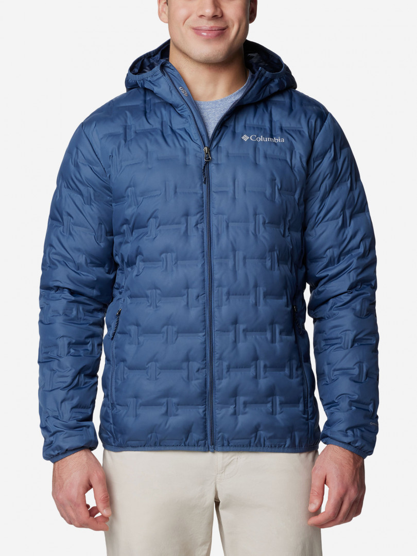 Пуховик мужской Columbia Delta Ridge II Down Hooded Jacket, Синий