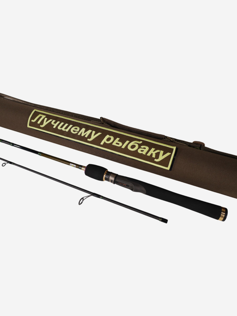 Тубус подарочный с удилищем №11 Т-75 без кармана, с надписью "Лучшему рыбаку"