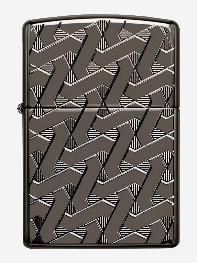 Зажигалка бензиновая ZIPPO 49173 Armor Geometric Weave