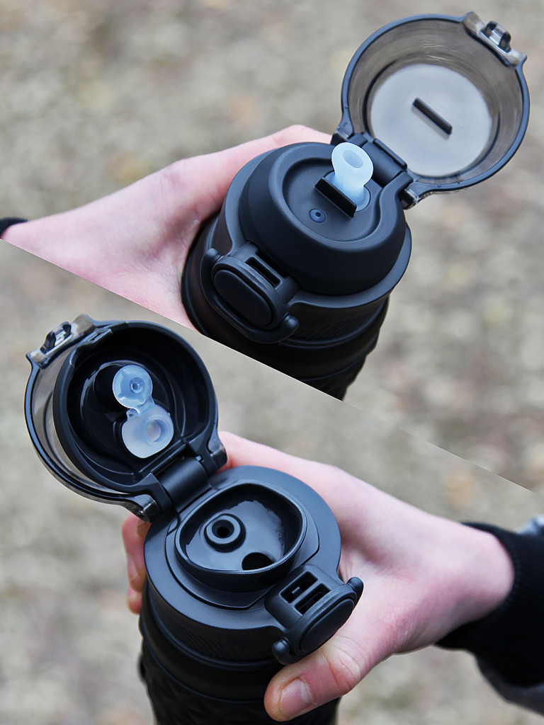 Термокружка Сибирь "Свежий ветер" 0.6л с трубочкой