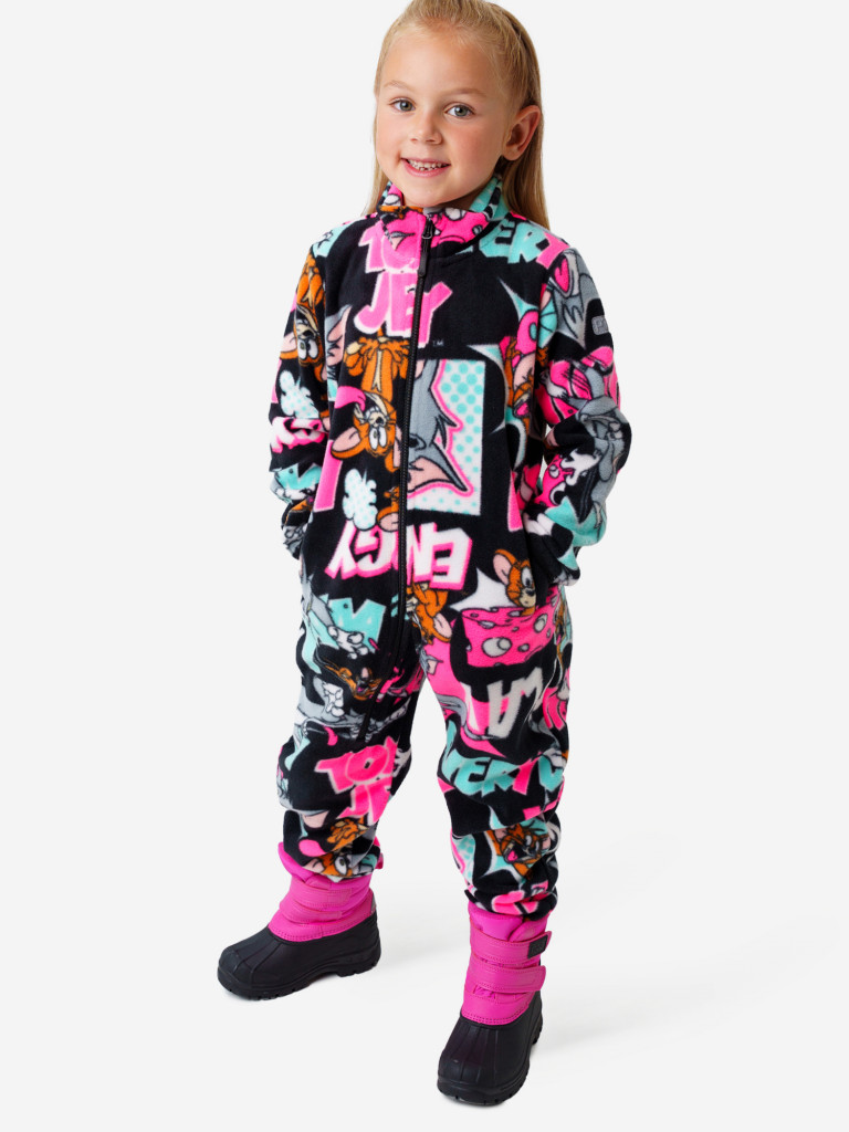 Комбинезон флисовый для девочек PlayToday