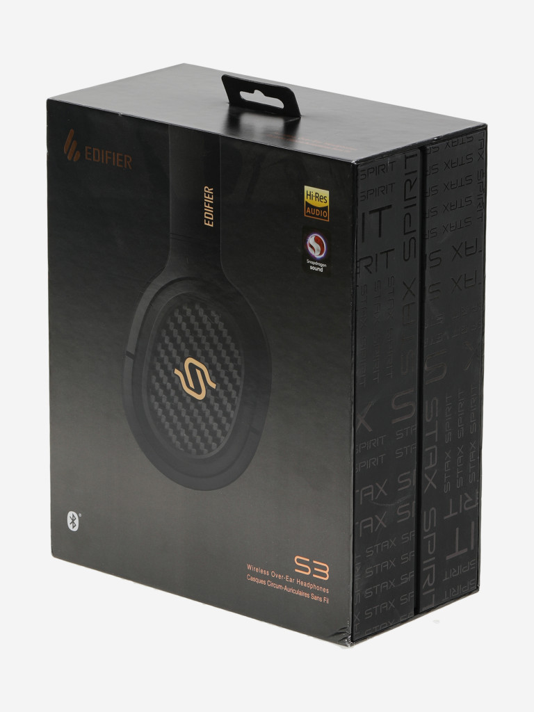 Наушники Edifier Stax Spirit S3, 3.5 мм/Bluetooth, накладные, черный