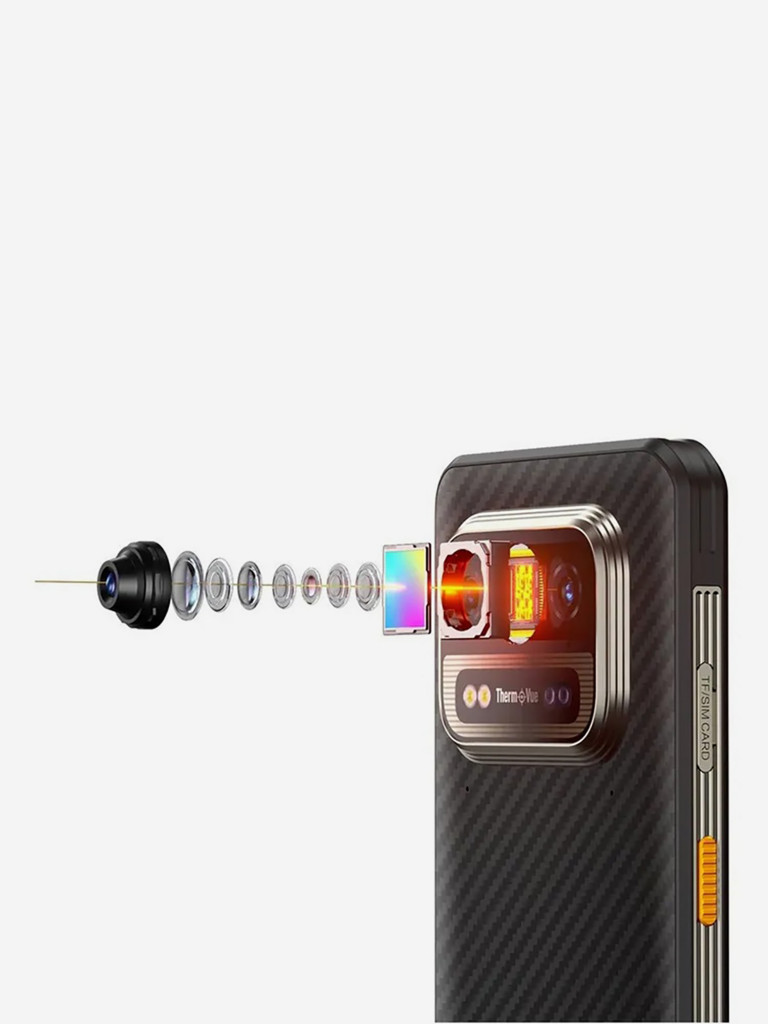 Смартфон Ulefone Armor 25T Pro 6+256GB Frost Black, 6.78”, FHD+, IPS, 120Hz, MT6300, 5G, And14, 50+64MP, 32MP, ThermoVue, 6500mAh