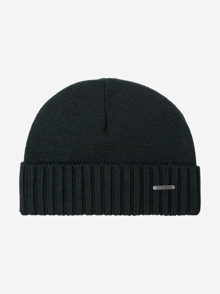 Шапка с отворотом STETSON 8589303 BEANIE MERINO