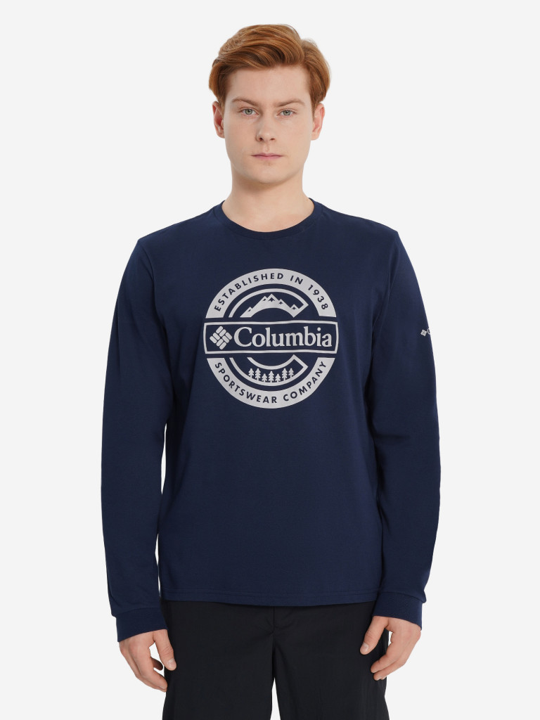 Лонгслив мужской Columbia Csc Seasonal Logo Ls Tee