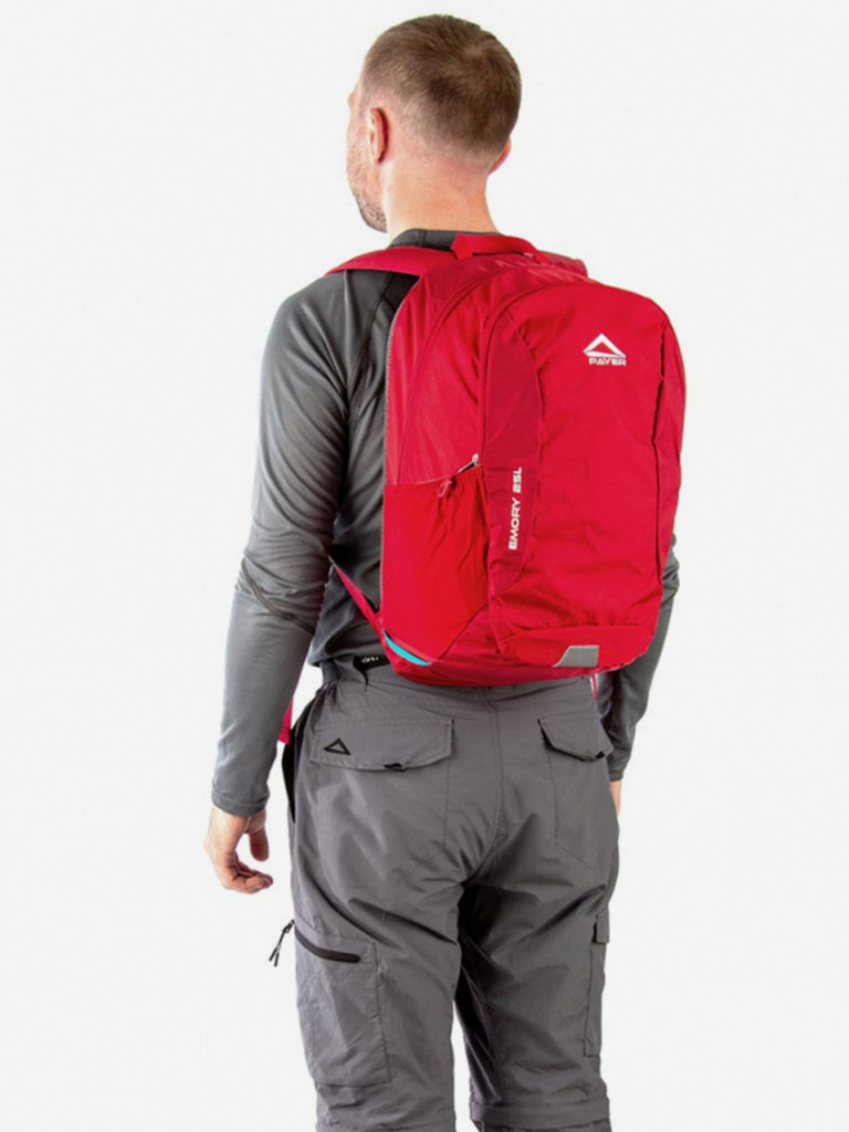 Рюкзак туристический, 25L, PAYER, Эмори, Красный