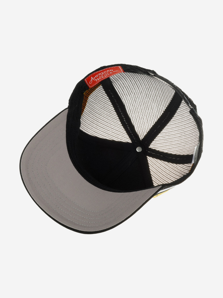 Бейсболка с сеточкой AMERICAN NEEDLE 23018A-BBR Boston Bruins Hotfoot NHL (черный)