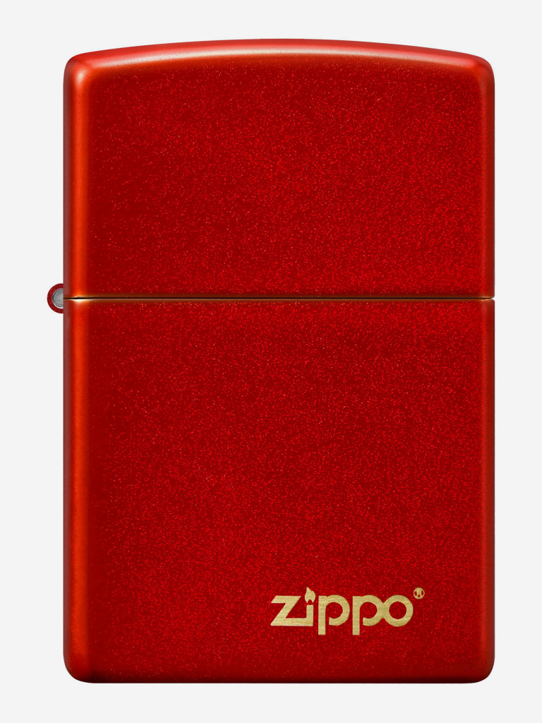 Зажигалка бензиновая ZIPPO 49475ZL Classic Logo Metallic Red