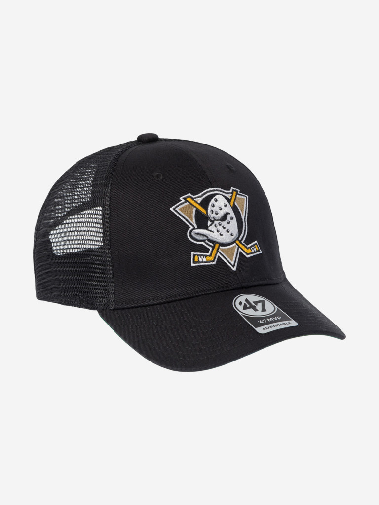 Бейсболка с сеточкой 47 BRAND H-BRANS25CTP-BK Anaheim Ducks NHL
