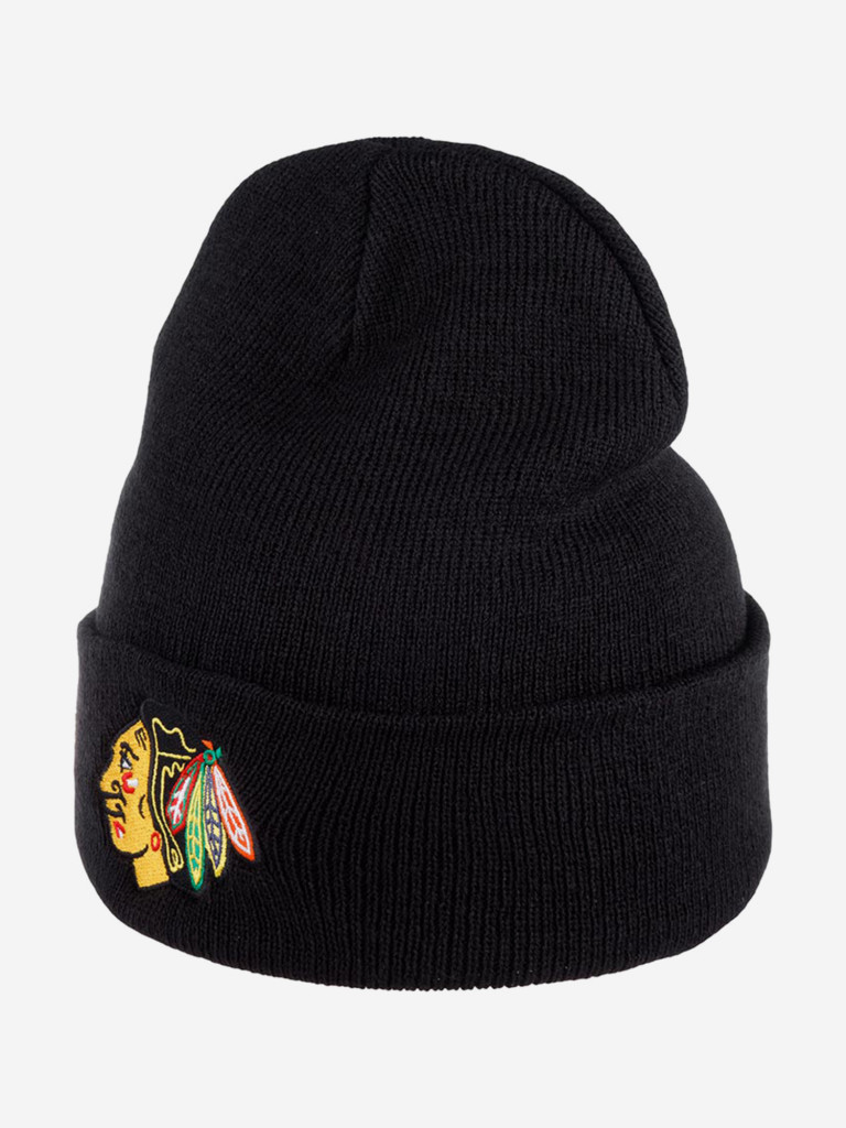 Шапка с отворотом AMERICAN NEEDLE 21019A-CBH Chicago Blackhawks Cuffed Knit NHL