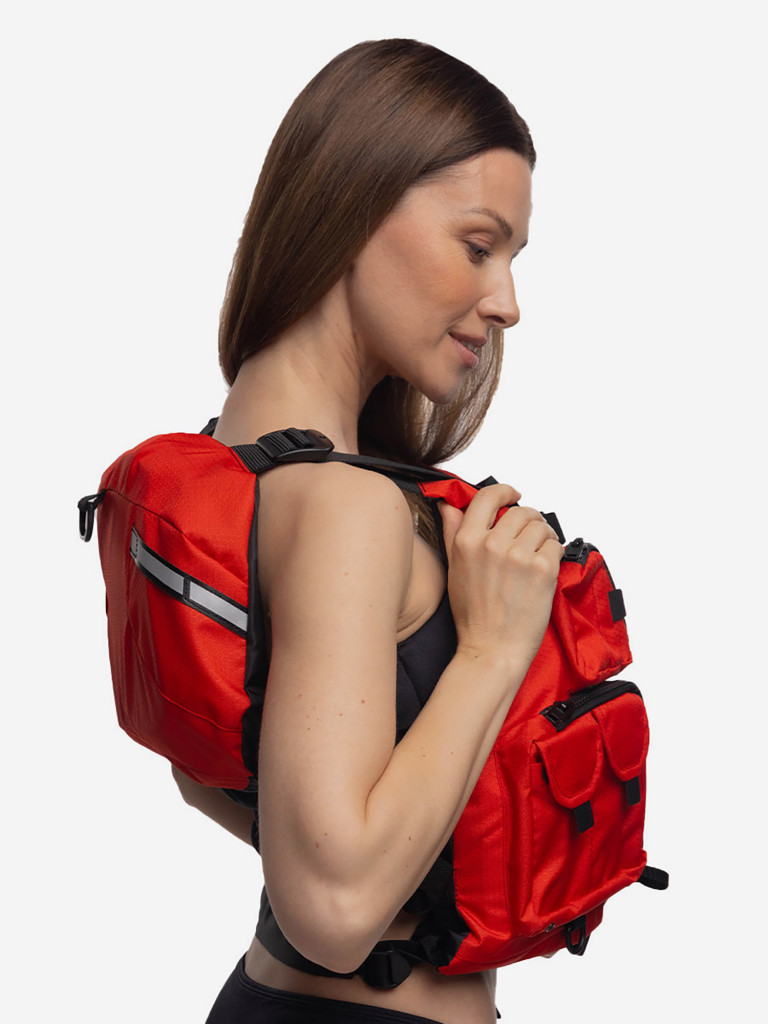 Спасательный жилет для рыбалки на каяке hikeXp Hook Red