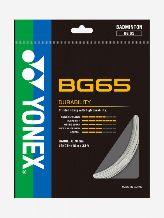 Струна для бадминтона Yonex BG-65 W, 10м.