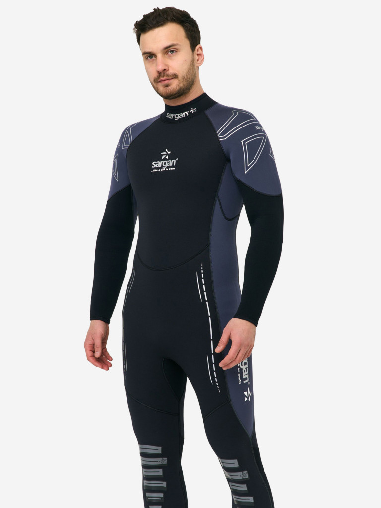Гидрокостюм для плавания и водного спорта SARGAN NERO LONG MEN 5мм