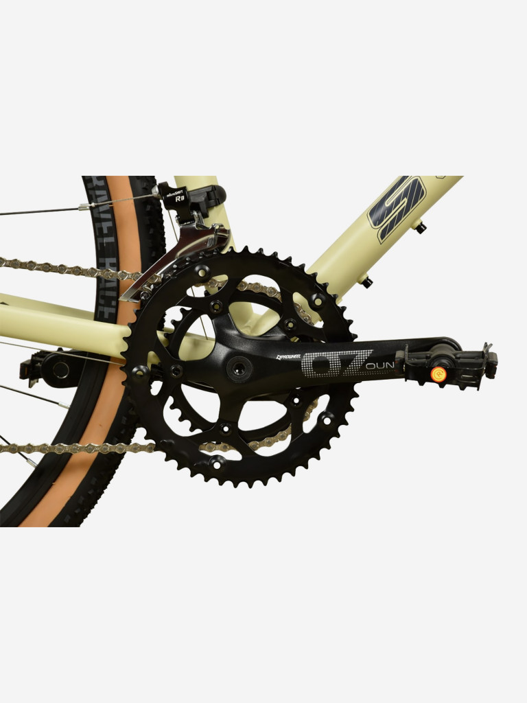 Велосипед Stark'25 Gravel 700.2 D палевый матовый/сине-серый M/56