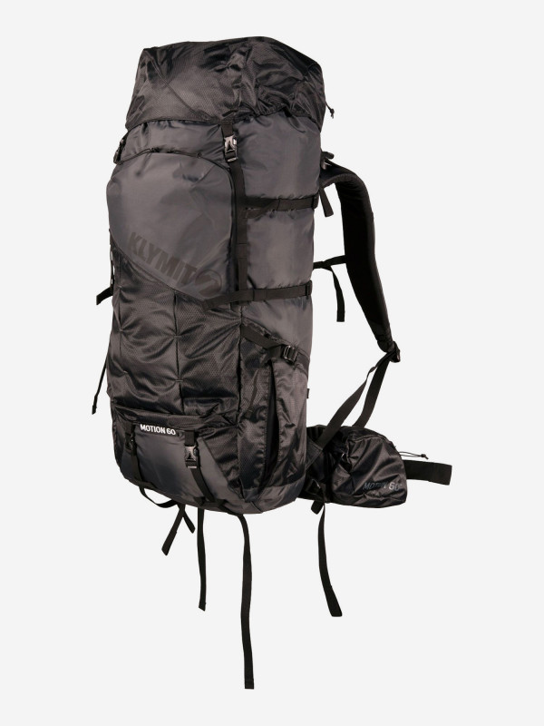 Туристический рюкзак KLYMIT Motion 60L арт. 12M6BK60D черный цвет — купить за 27200 руб. со скидкой 15 %, отзывы в интернет-магазине Спортмастер