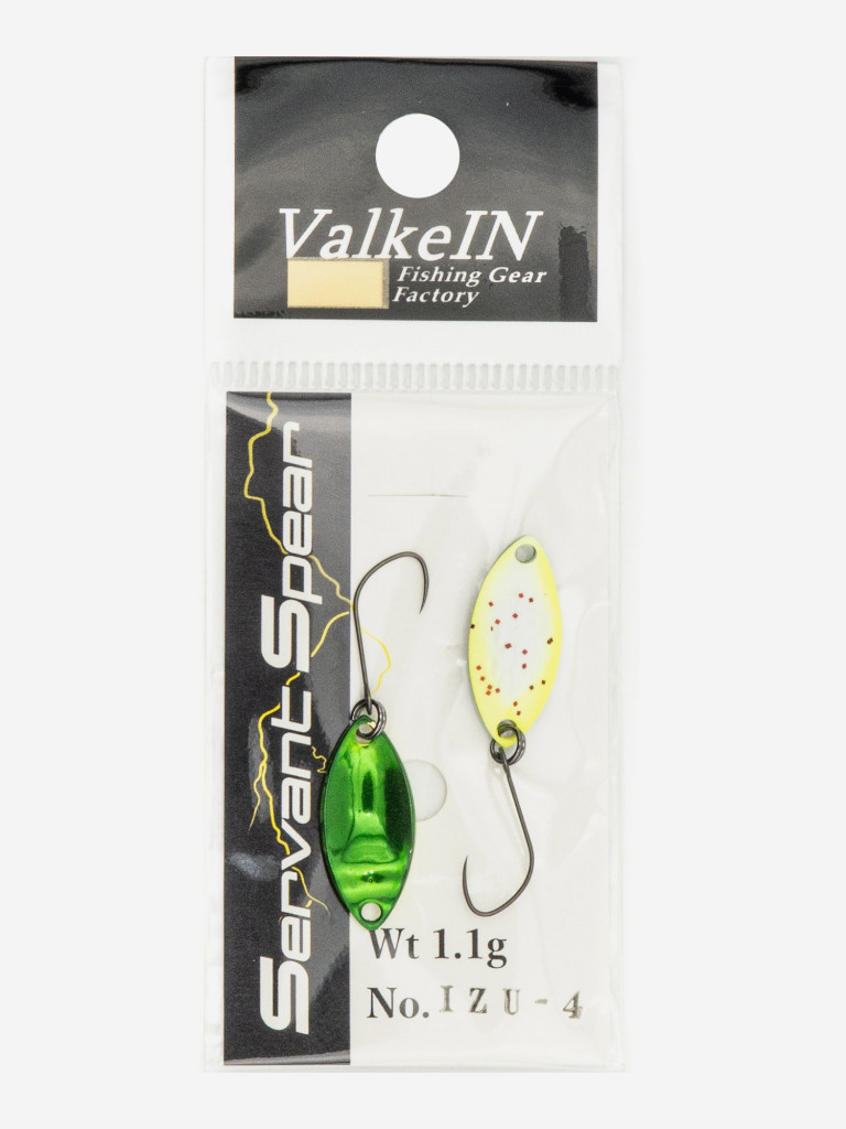 Блесна ValkeIN Servant Spear, 1.1 г, IZU-04 Green Glow