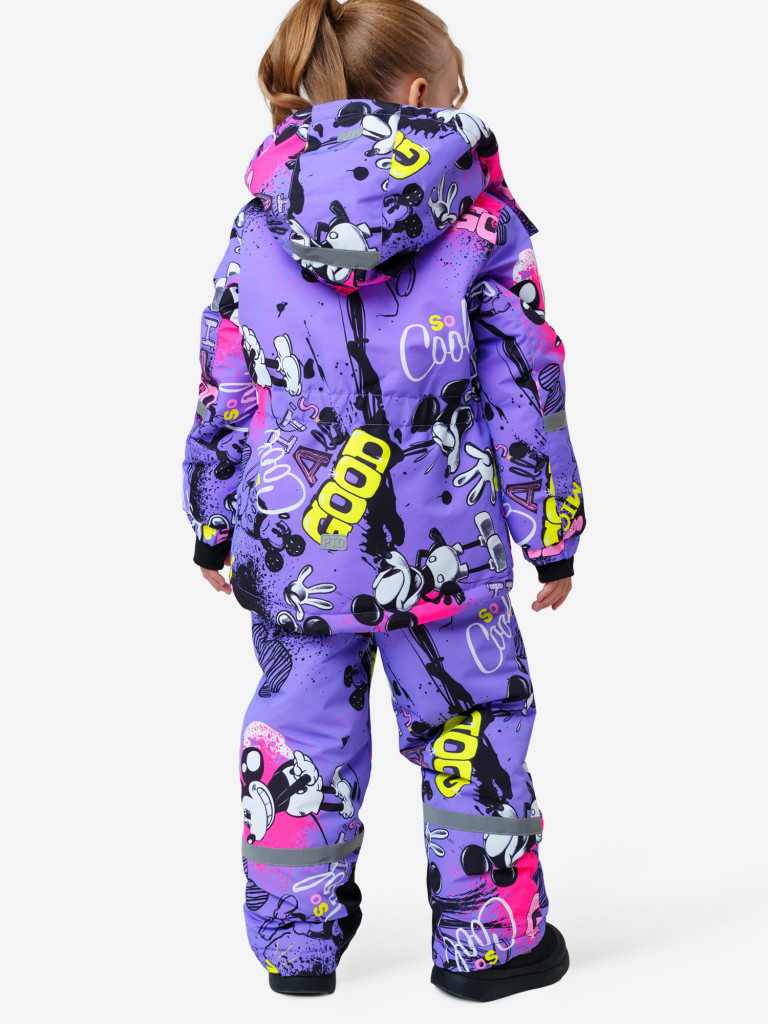 Комплект зимний для девочек: куртка, полукомбинезон PlayToday