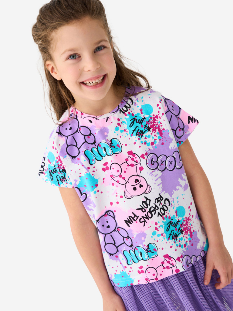 Футболка для девочки PlayToday