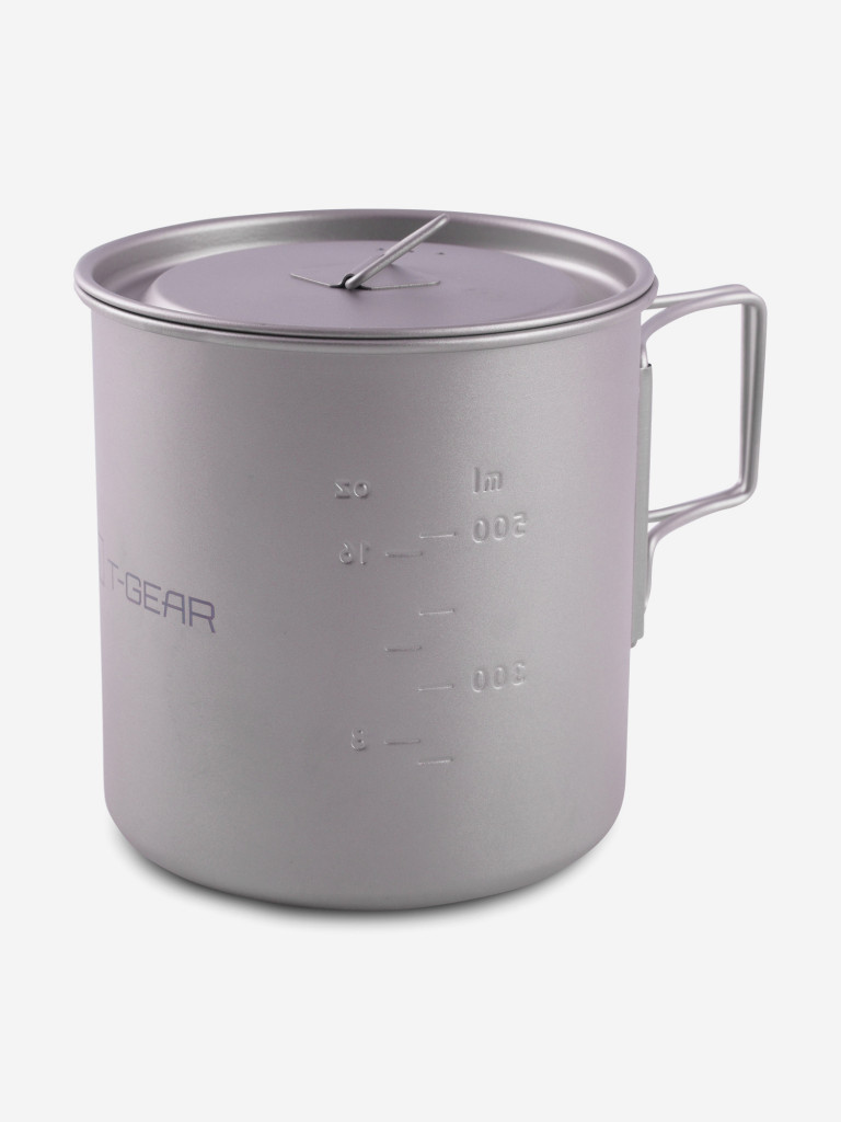Кружкa с крышкой титановая T-Gear Titanium Mug With Lid 700
