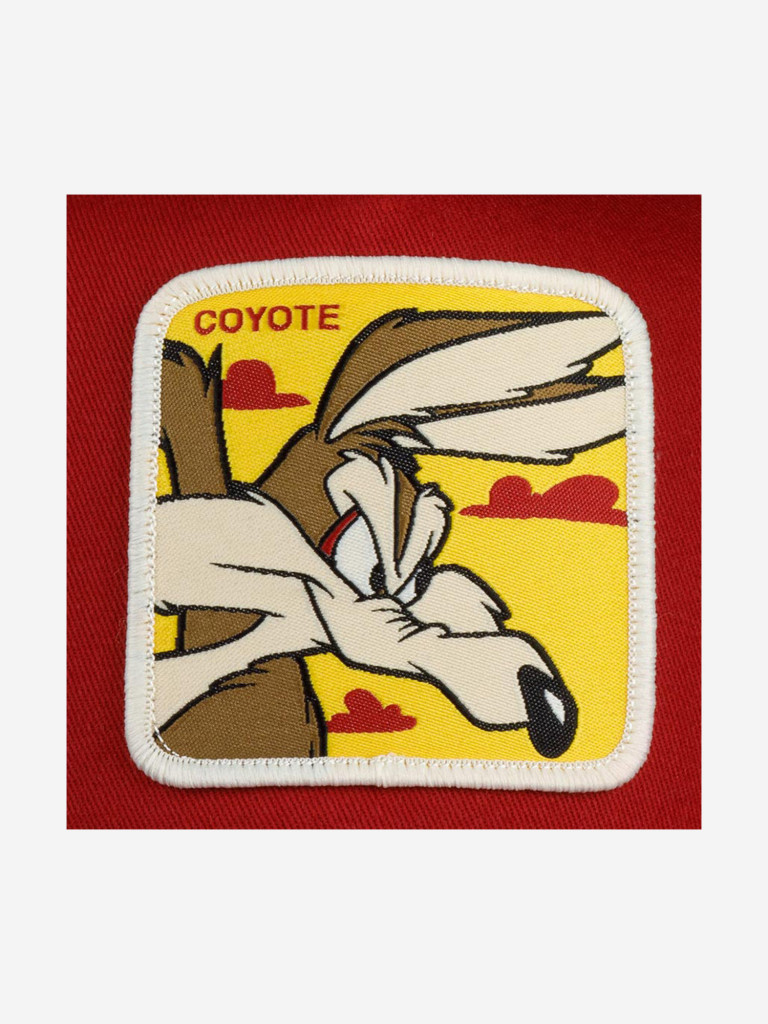 Бейсболка с сеточкой CAPSLAB CL/LOO5/1/COY1 Looney Tunes Wile E. Coyote (малиновый)
