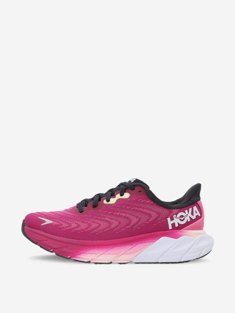 Кроссовки женские Hoka One One Arahi 6 розовый/белый цвет — купить за 11759  руб. со скидкой 40 %, отзывы в интернет-магазине Спортмастер