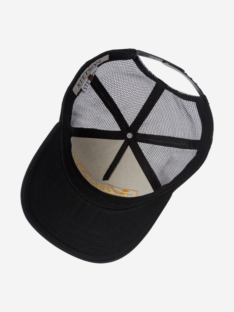 Бейсболка с сеточкой STETSON 7751103K TRUCKER CAP AMERICAN HERITAGE (черный)