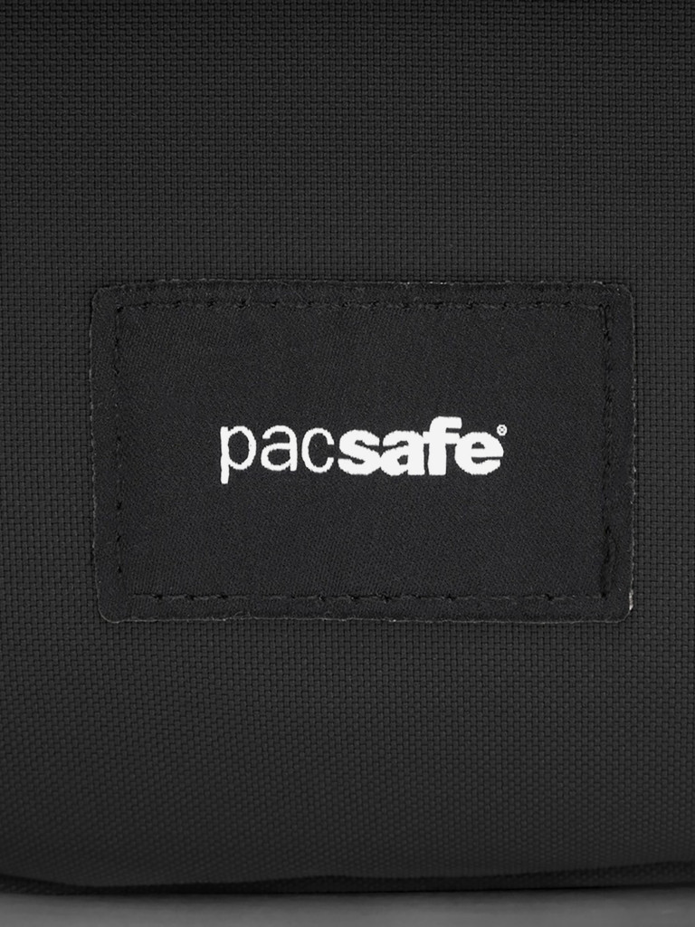 Сумка антивор Pacsafe GO crossbody pouch, черная смола, 3,5 л.