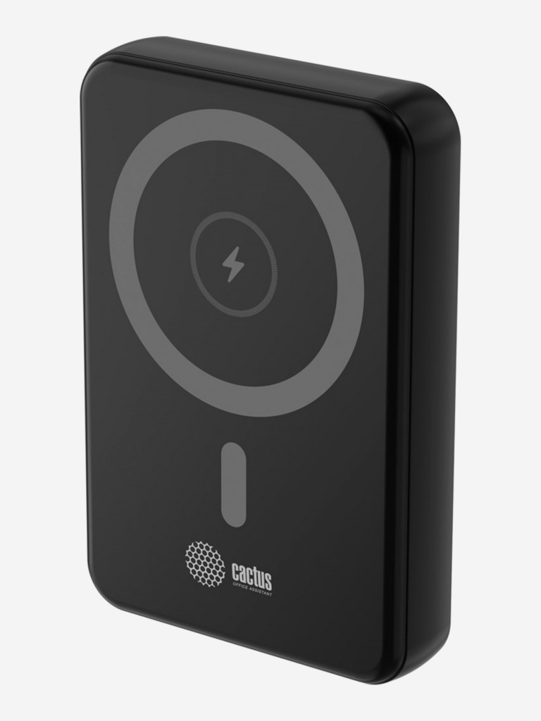 Мобильный аккумулятор Cactus CS-PBFSUA-10000 10000mAh 22.5W 4.5A USB-C беспров.зар. черный