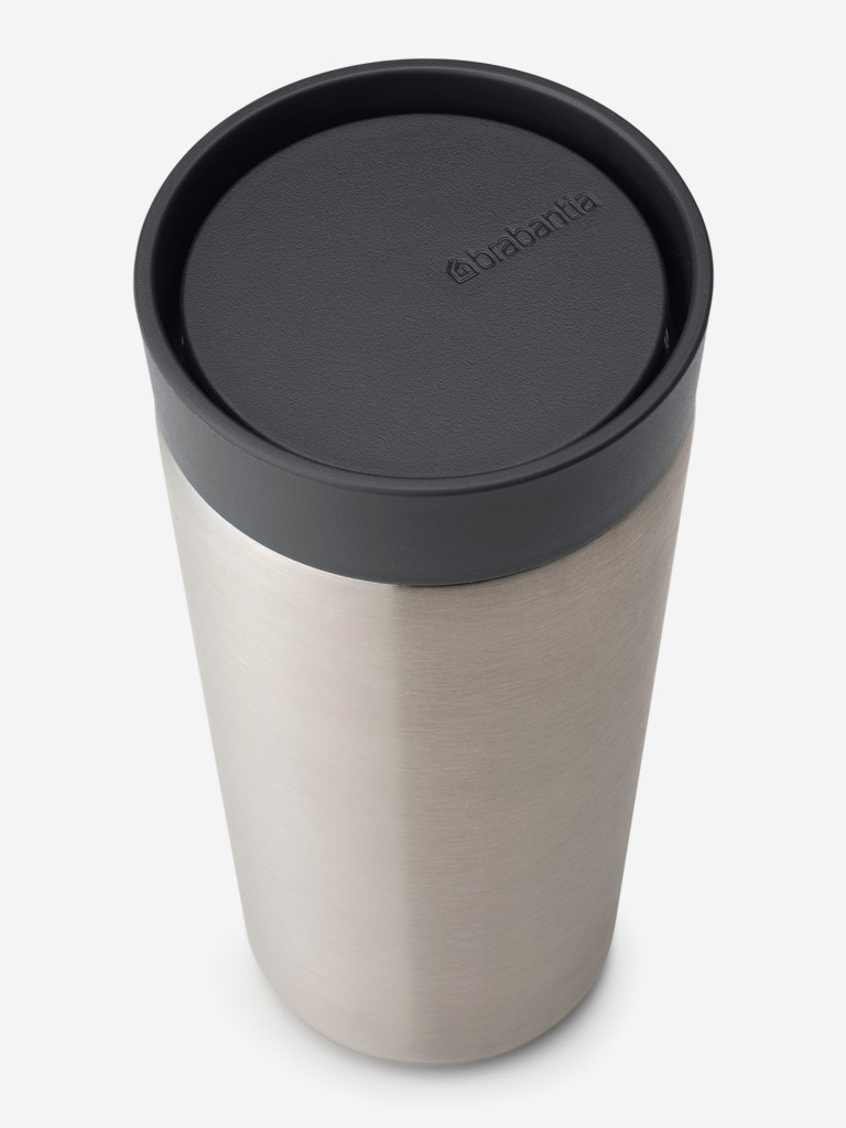 Термокружка Brabantia "Make&Take" 360мл темно-серый 228681