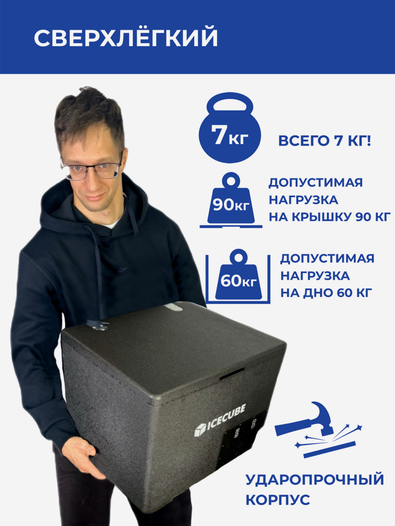 Автохолодильник компрессорный ICECUBE IC-1000
