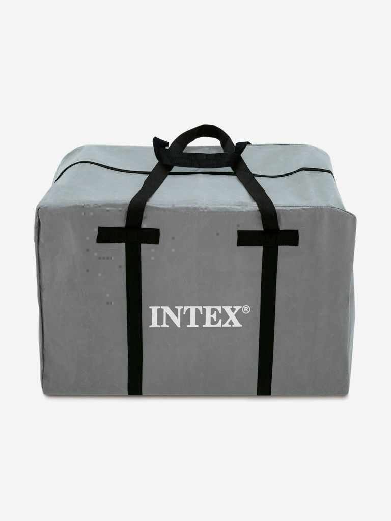 Лодка Intex 68376NP надувная "Mariner 4" Set алюминиевые вёсла 137см, насос , 328х145х48см