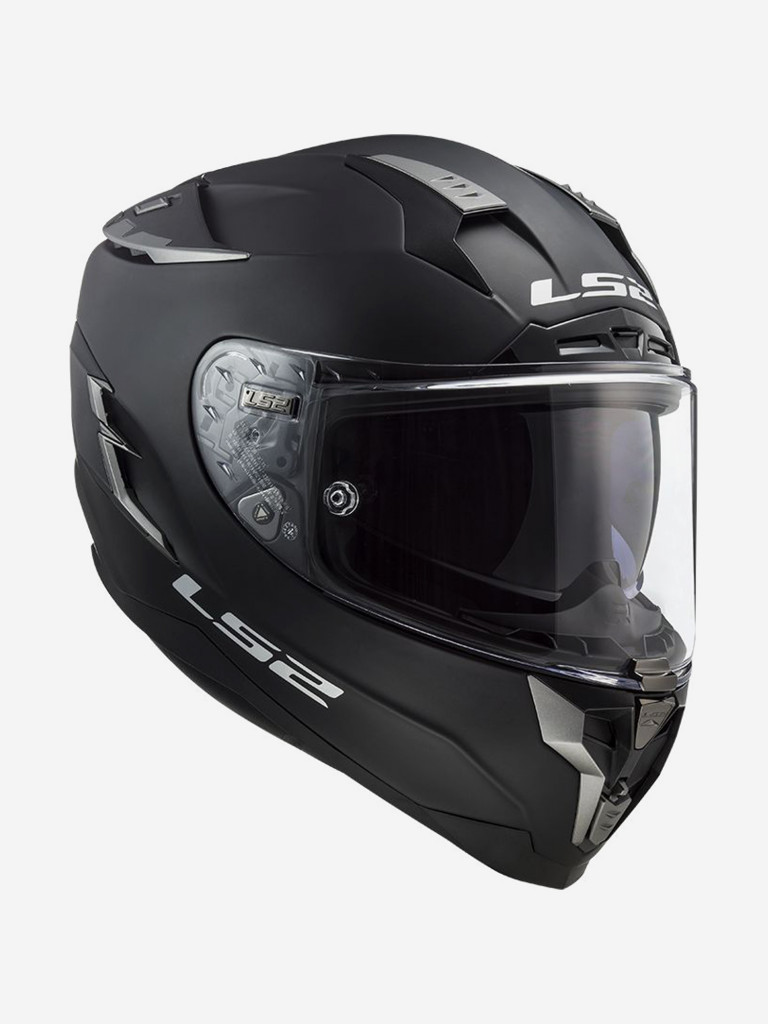 Мотошлем FF327 CHALLENGER SOLID LS2 (черный матовый)