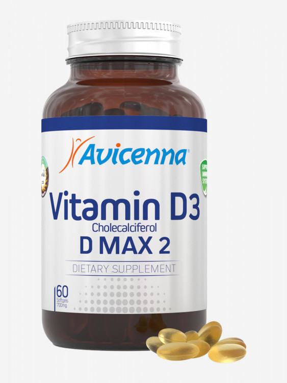 Витамин Avicenna д3 д макс 2, 60 шт