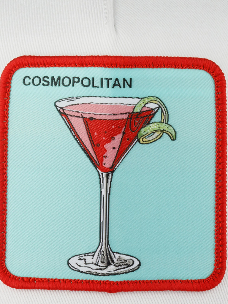 Бейсболка с сеточкой CAPSLAB CL4/1/CT/COS Premium Cosmopolitan (белый)