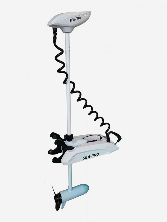 Лодочный носовой электромотор с функцией Якорь SEA-PRO 65L 60" GPS 12V Белый