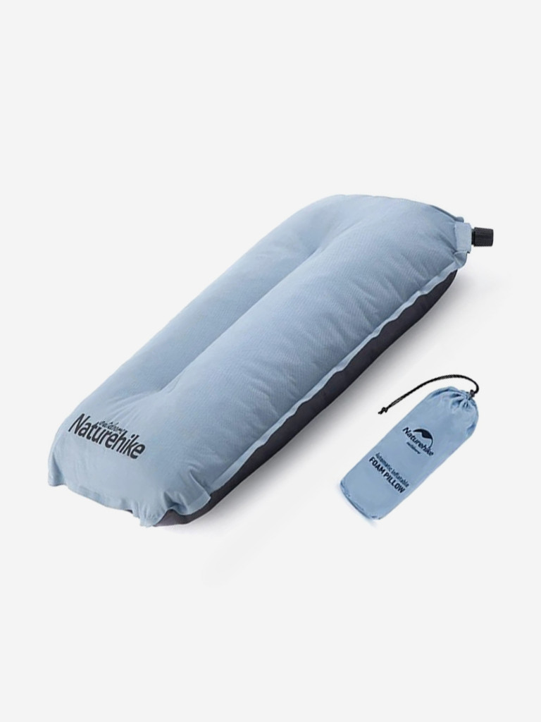 Подушка самонадувающаяся Naturehike NH17A001-L светло-голубая