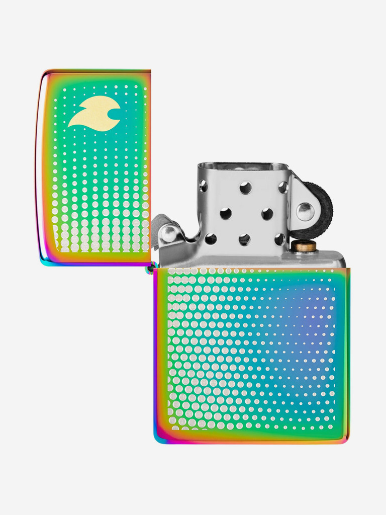 Зажигалка бензиновая ветроустойчивая Zippo Dot Matrix Multi Color