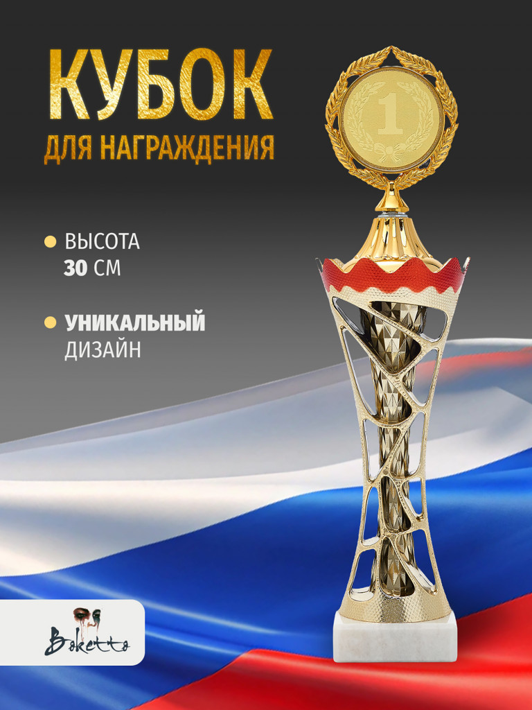 Кубок спортивный для награждения победителей 30 см 1 место