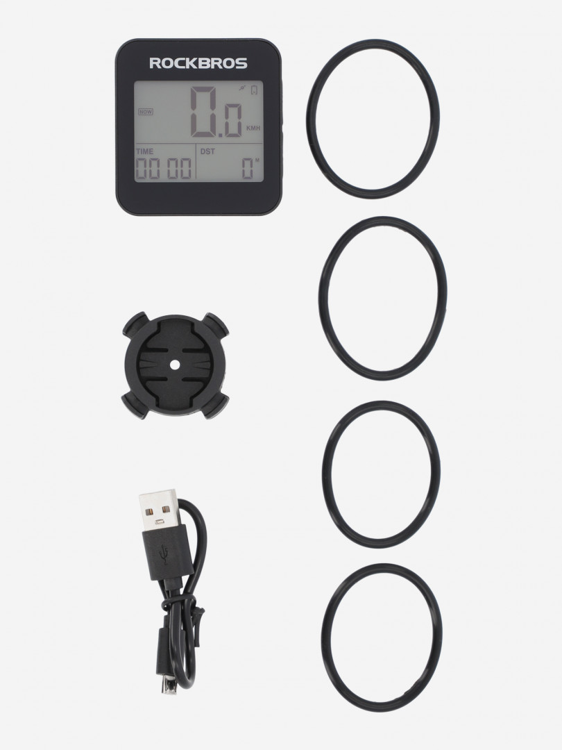 Велосипедный компьютер Rockbros G1 smart GPS Черный 3999₽